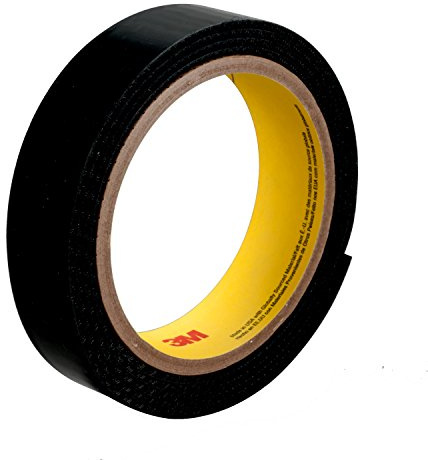 3M Ruban boucles et crochets SJ 3527, Noir, 25,4 mm x 45,7 m