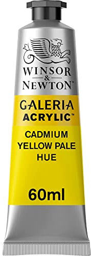 Winsor & Newton Galeria Colore Acrilico 60 ml - Giallo di Cadmio Chiaro Imitazione