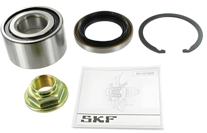 SKF Radlagersatz mit Wellendichtring VKBA 3763 Position Vorderachse Außendurchmesser 77 mm Höhe 111 mm Länge 111 mm Breite 84 mm - OE Qualität