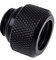 Alphacool 17262 Eiszapfen 13mm HardTube Anschraubtülle G1/4 für Plexi- Messingrohre, schwarz