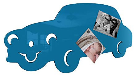 Colours-Manufaktur Auto Magnetwand - viele Farben wählbar - XXL groß Hochglanz (blau (RAL 5015 himmelblau glänzend))