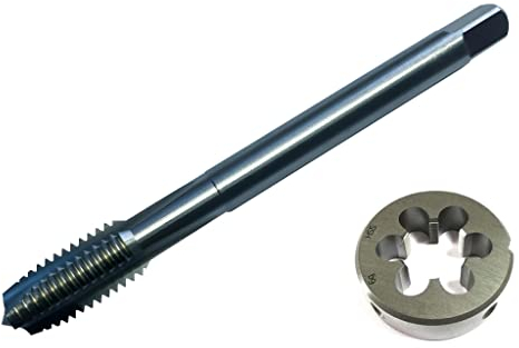 Macho de roscar y terraja M16 x 1 – rosca fina DIN en el set – calidad HSS – producción en la UE