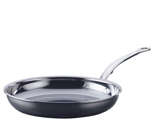 Hestan - NanoBond Collection - Titanium Stainless Steel 11-Inch Frying Pan - Toxin, PFAS, & Chemical Free Clean Cookware, Induction Cooktop Compatible