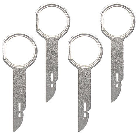 Car Radio Removal Tool Key Stereo Release Keys For Car Focus Fiesta Transit CD Player Pins Mondeo 4pcs