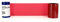 532000–005 Rotes einfarbiges Farbband, kompatibel mit Datacard SP35 SP35plus SP55 SP55plus SP75 SP75plus FP65 FP65i SD260 SD360 SD460 Kartendrucker 1500 Bilder