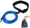 Schwimmgürtel Einstellbare Schwimmwiderstand Gürtel Pool Schwimmtraining Bungee Durable Schwimmgürtel für Schwimmingpools Widerstandstraining (Blau)