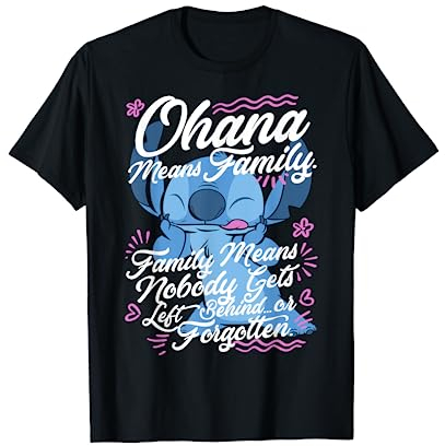 Disney Lilo & Stitch 626 Stitch Day Ohana Means Family T-Shirt