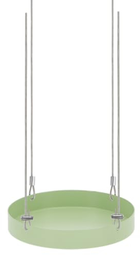 Esschert's Garden Pflanzenständer, rund, zum Aufhängen, Durchmesser 14 cm, Grün