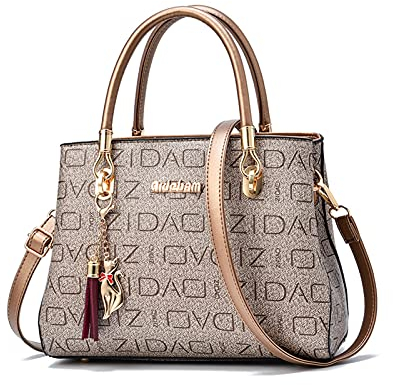 NICOLE & DORIS Elegante Handtasche Mode Schultertaschen Designer Frauen Umhängetasche Shopper Tote Tasche Damen Neue Henkeltasche mit Quaste Anhänger