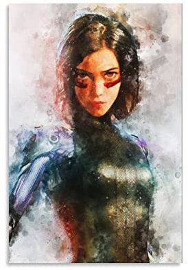 Filmposter Alita Battle Angel, 5 Stück, Heimdekoration, Poster, Wandkunst, Hängebild, Druck, dekoratives Gemälde, 30 x 45 cm