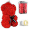 GRINADA Orso Di Rose 25 Cm Orsetto Di Rose Con 500 Petali Luci LED E Confezione Regalo Idea Regali San Valentino Per Lei