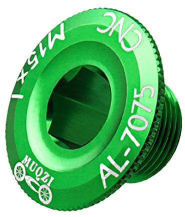 Baoblaze Kurbelabdeckung Schrauben aus Aluminiumlegierung, universell passend für M15/18 mm/M19/M20, geeignet für Mountainbikes und Rennräder