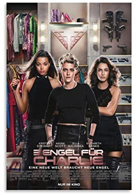 3 Engel für Charlie MovieFashion Poster Dekorative Malerei Leinwand Wandkunst Wohnzimmer Poster Schlafzimmer Gemälde 30 x 45 cm