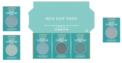 Rust-Oleum Furniture Paint in Matt Finish – Ocean Blues Tester Box