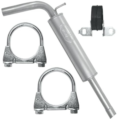 Polmo Schalldämpferset Auspuff Mitteltopf für Polo 4 IV 9N 2006-11/2009 1.6 Schrägheck