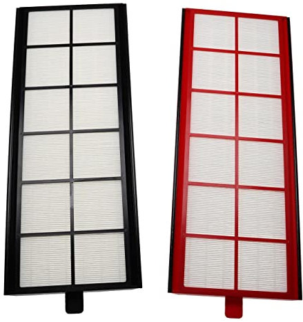 vhbw Filterset Ersatz für Wernig 400100084 für Lüftungsgerät - Luftfilter G4 / F7 (2 Stück), 50 x 17 x 1 cm, Weiß/Rot/Schwarz