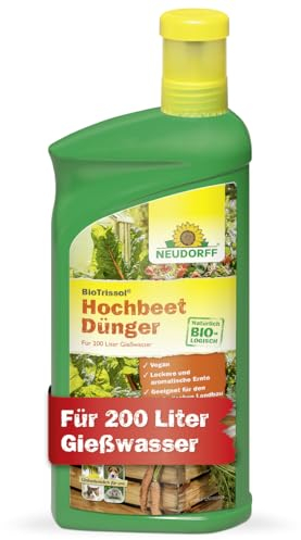 Neudorff BioTrissol HochbeetDünger – Organischer Bio-Dünger speziell für eine leckere und aromatische Ernte aus dem Hochbeet, vegan, 1 Liter