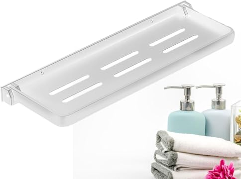 Fulenyi RV-Aluminium-Klappregal, klappbares Badezimmer-Wandregal,Herunterklappbares Aluminiumregal für Wohnmobile - Zusammenklappbares Paneelregal, an der Wand montierte Faltbare Regale zur