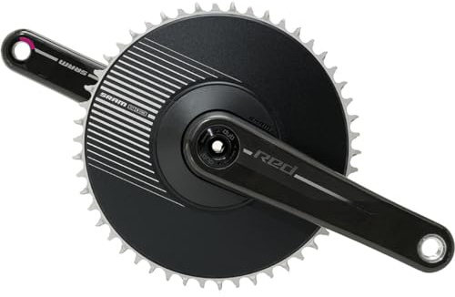 Sram Red 1 Kurbelgarnitur – 160 mm, 12-Gang, 50 t Aero-Kettenblatt, 8-Bolzen Direktmontage, Dub-Spindelschnittstelle, natürliches Carbon,