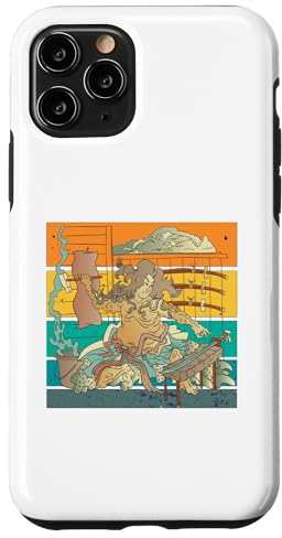 Hülle für iPhone 11 Pro Katana Schmied Schwert machen traditionelles Handwerk Japan