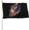 Flaggen American Football Grafik Fahne Premium Flag Personalisierte Deko-Flagge Für Wohnzimmer Paraden Partys 152X90Cm