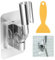 Supporto per Doccia Senza Fori, Supporto Doccia 180° Regolabile, Supporto Adesivo per Soffione, Supporto Universale per Doccia, Porta Soffione da Parete per Bagno e Toilette
