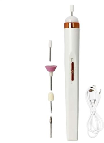 Manucure de fichiers à ongles professionnels - Grinder à ongles électriques à grande vitesse, polisseur à ongles ergonomiques | Filer de pédicure portable, outil de mise en forme des ongles lisse et p