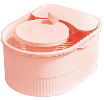 Fruit Crowl Clewer Spinner - Scrubber di patate multifunzionali con coperchio, strumento per lavare insalata per | Spinner di lavatrice vegetale,Ciotola di pulizia vegetale manuale