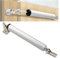 Portail Electrique Motorisation, Ferme-porte pneumatique, ferme-fenêtre, fonction de maintien de la plaque à pression et mouvement de fermeture en douceur, vitesse de fermeture réglable(3Pcs Silver)
