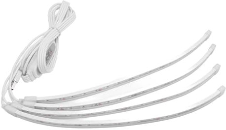 LED Wachsen Leichte Streifen, LED Wachsen Leichte Streifen 72 4 4 Lichtmodi Pflanzenwachstum Licht, Timer, Rot für Blüten, Unter Schrank Lampe