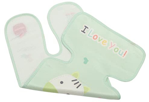 Kinderwagen aus Eisseide Sitzkissen Einlage für Neugeborene | Leicht und Atmungsaktiv, für Sitz und Kinderwagen Nutzbar, Hellgrün, Polyester und Eisseide