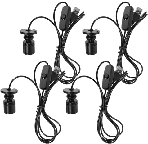 4 Stück Mini Led Strahler USB 5V Dimmbar, Spot Licht, Mini Strahler Dimmbarer Mit Schalten, Spot Lights Bright USB, Für Zuhause, Schmuck, Dekoration, Malerei