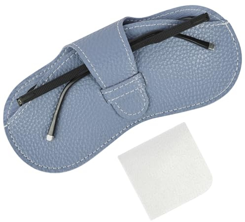 BUTBU Custodia Occhiali Morbida, Astuccia Sacchetto | Pelle Portatile da Viaggio Occhiali da Custodia Astuccio, per occhiali for Donna Uomo, per occhiali da sole, Toda occhiali