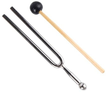 Stimmgabel für Instrumente A 440 Hz aus Edelstahl für Mandoline und Gitarre | Fixed Tone, Klein und Präzise, für Musikunterricht, Reisen und Zuhause, Geeignet für Lehrer Zufällige Farbe