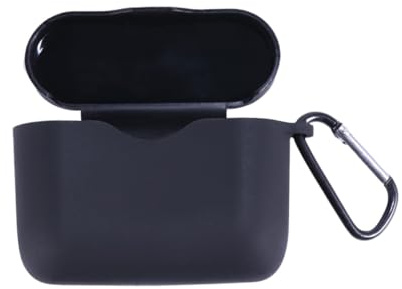 OSALADI Silicone Protective Case for Wf- Wireless Earbuds Scratch-resistant Earphone Shell with Metal Carabiner Lightweight Impact-resistant Cover Compatible with Sony