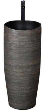 Outdoor Standwaschbecken Retro Standwaschbecken für Innenhof & Balkon Integriertes Säulendesign für Zuhause Stilvoll &