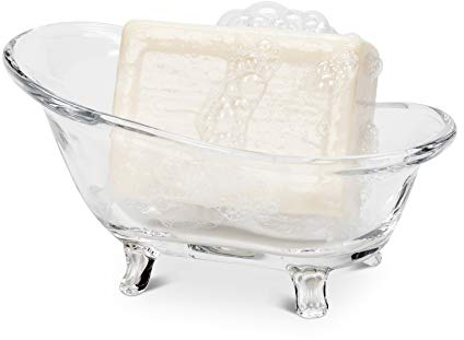 Abbott Collection Jabonera de bañera de Cristal