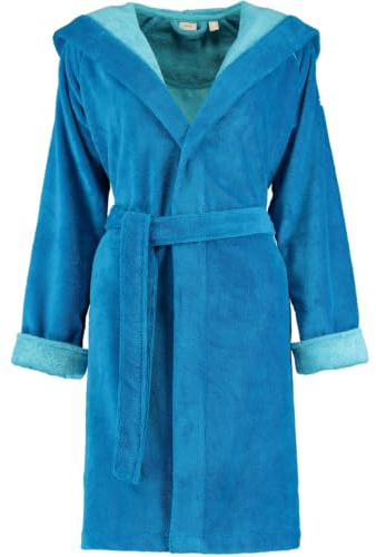 ESPRIT Bademantel aus Velours , Turquoise , L