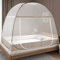 Moskitonetz Bett Pop Up, Faltbares Bett-Moskitonetz, Tragbares Reise-moskitonetz, Moskito-Campingzelt für Schlafzimmer Outdoor Camping, Einfache Installation, Feinmaschig (Braun, 200×150×150 cm)