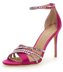 Guess Sandali in Raso Rosa Fuxia