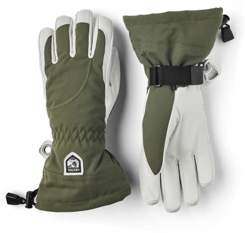 Hestra Damen Skihandschuhe HELI SKI FEMALE 5 olive (403), 7