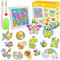 Maomaoyu 5D DIY Diamond Painting Set Mit Bilderrahmen, 25 Sticker und 2 Schlüsselanhänger - Basteln und Geschenk für Mädchen 5-12 Jahre, Tier