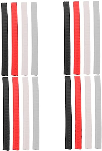 Toyvian 16 Stk Skateboard-fall Klebeband in Schwarzer Farbe Skateboard-wächter Longboard-aufkleber Skateboard-protektoren Schwarzes Klebeband Deckkanten Ausrüstung Stahlblech Säumen