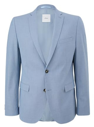 s.Oliver Herren 2140779 Business-Anzug Jacke, 52M1 blau, 27