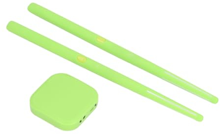 Virtuelles Elektronisches Schlagzeug-Set, Tragbares Luft-Schlagzeug, Percussion-Schlagzeug mit RGB-Lampe, 8 Soundeffekte für Kinder, Erwachsene, Anfänger (GREEN)