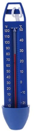 Thermometer Pool Poolthermometer Schwimmend Wasserthermometer PoolThermometer Analog Wassertemperatur Thermometer Eisbad Thermometer mit Schnur zerschmettert für Außen im Innenraum groß