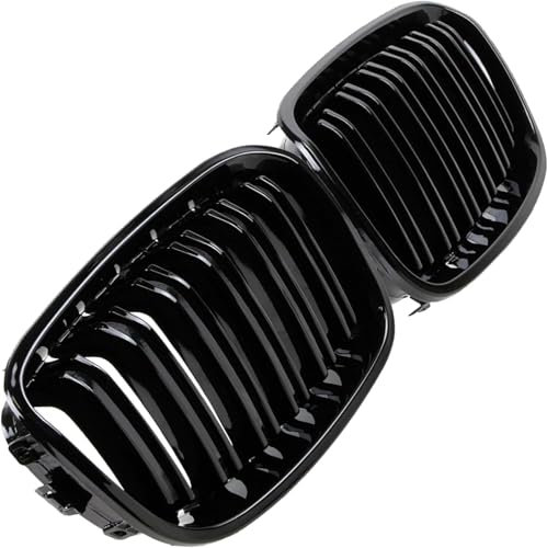 SUNYSGS Frontgrill Vorne für BMW 1er F20 F21 2015, Front Kühlergrille Auto Frontstoßstange Unterer Mittelgrill Sport Front Rippen Grill AutozubehöR
