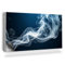 Magnetic Radiator Cover 110x60 cm (43,3x23,6 inch) Decoration Panel Easy Installation Dust and Damage Protection Built-in Magnet Heat-Resistant - Delicate trail of white smoke navy blue background