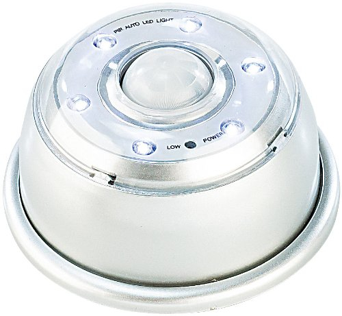 Lunartec Sensor Licht: LED Innen- & Außenlicht mit PIR-Sensor & Magnethalterung, IP44, 100 lm (LED Lampe mit Bewegungsmelder, Magnet Lampe mit Bewegungsmelder, Wand Deckenleuchte)