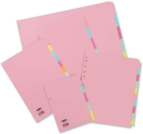 Concord Subject Dividers 230 Micron 5-Part A4 Ref 234256